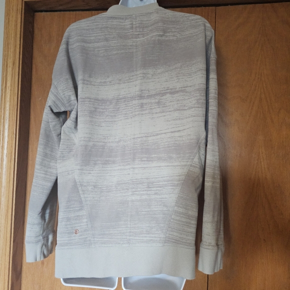 Lululemon multi Grey asymmetrical zippered sweater/cardigan - Picture 3 of 5